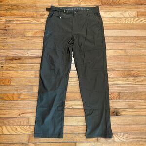 Apparel By Govx Men Technical Army Green Belt Pockets Dry X Pants Medium